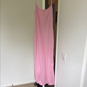 Elegant Pink Maxi Dress